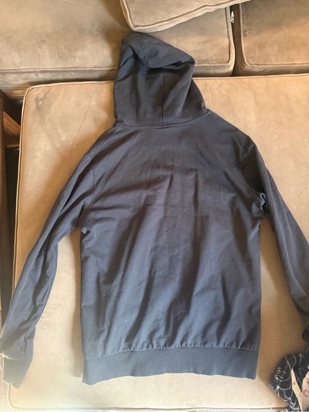 Killstar Black Men's Hoodie with Vertical Gloss Logo - Picture 3 of 3